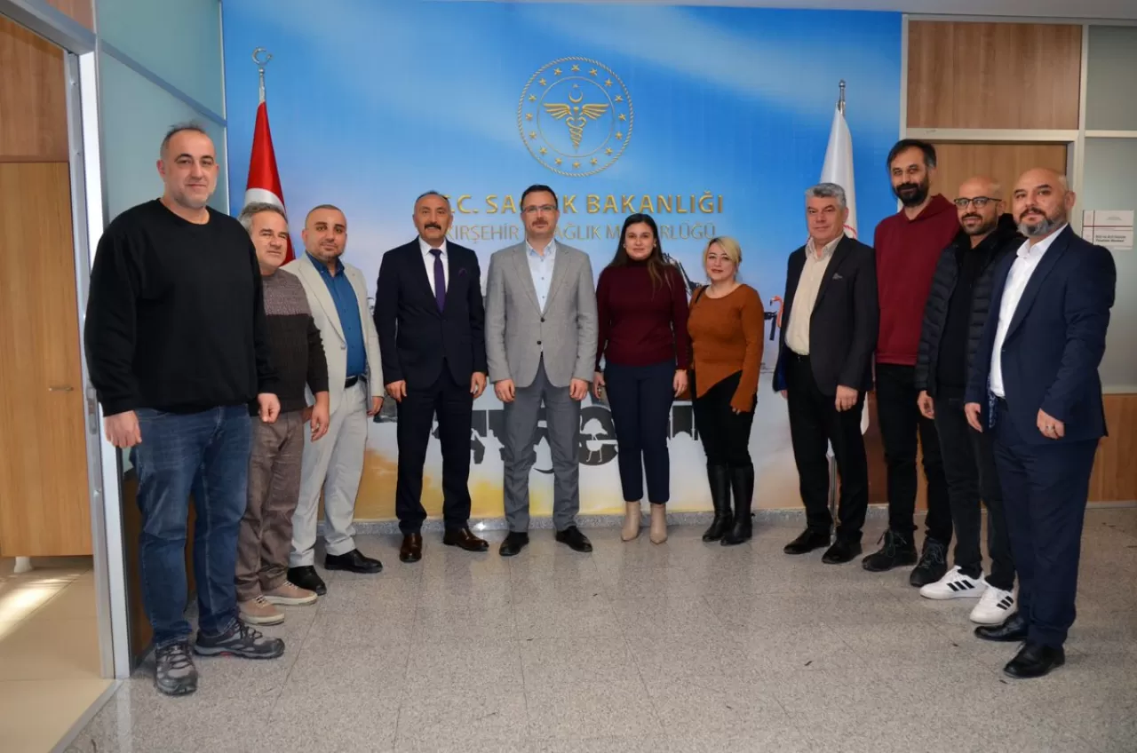 Kırşehir'de Sağlık Çalışanları ve İl Müdürlüğü Arasında İstişare Toplantısı