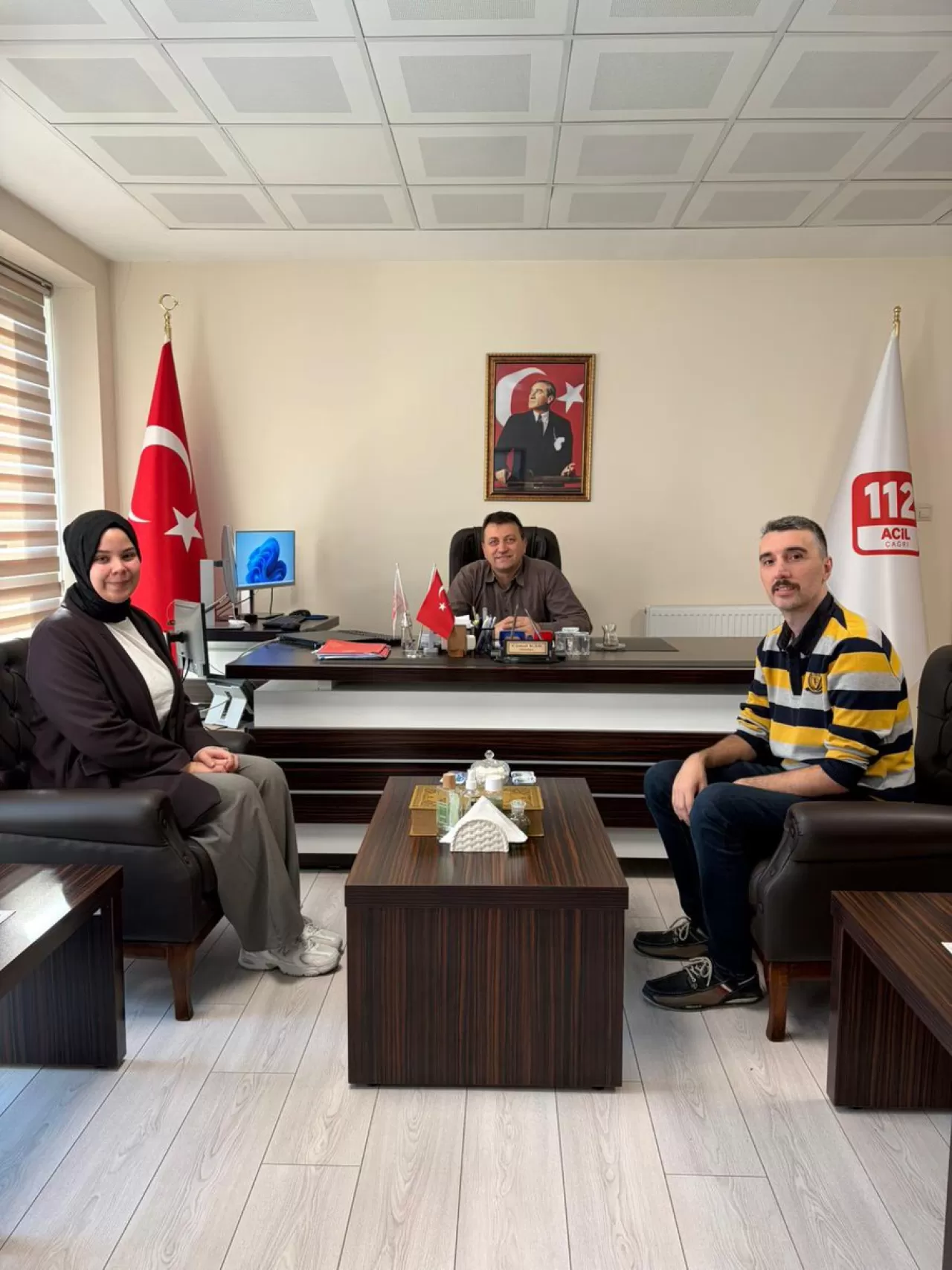 Zonguldak 112 Acil Çağrı Merkezi'nde Görev Değişikliği