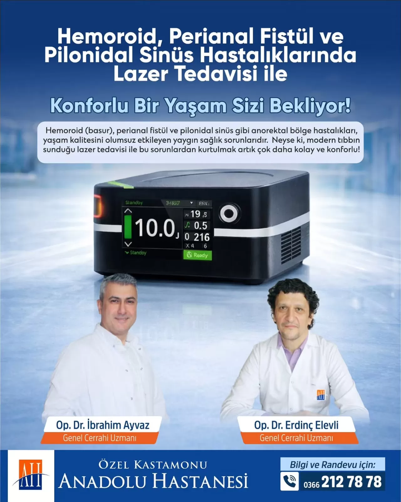 Kastamonu'da Hemoroid ve Basur Tedavisinde Çağdaş Lazer Yöntemi