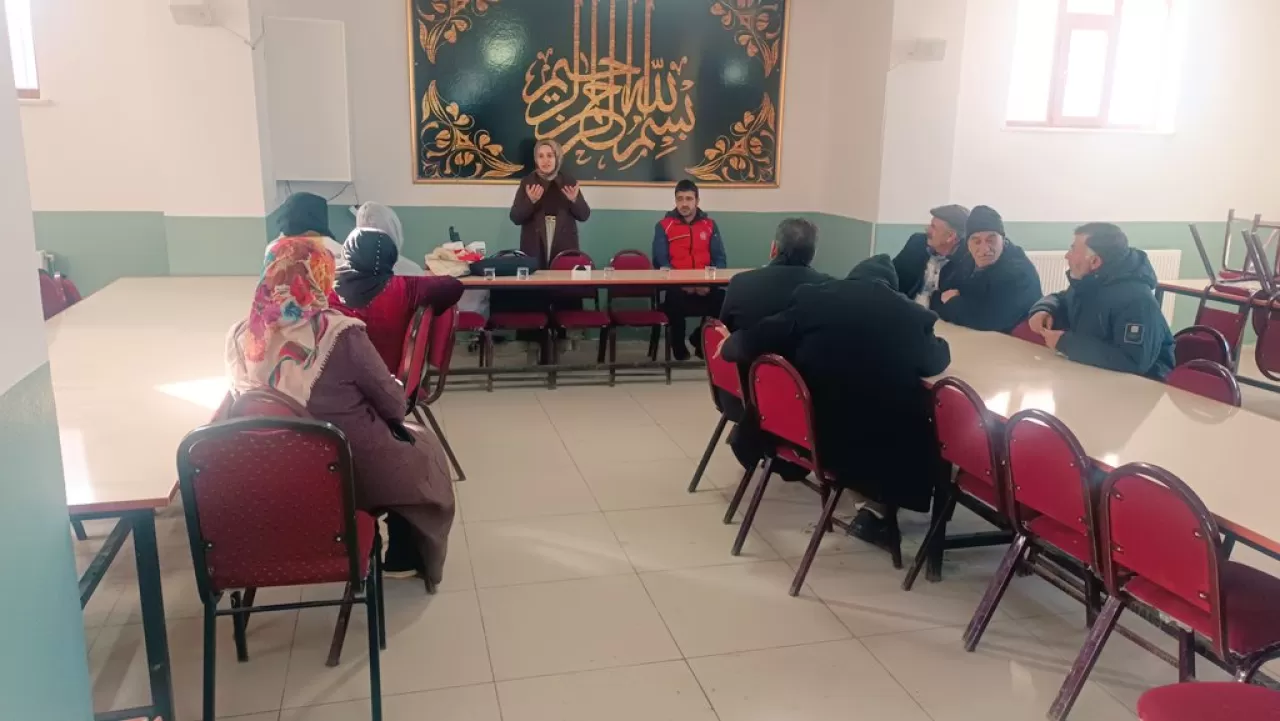 Doğubayazıt'ta Bağımlılıkla Mücadele İçin Camiide Bilgilendirme Semineri Düzenlendi