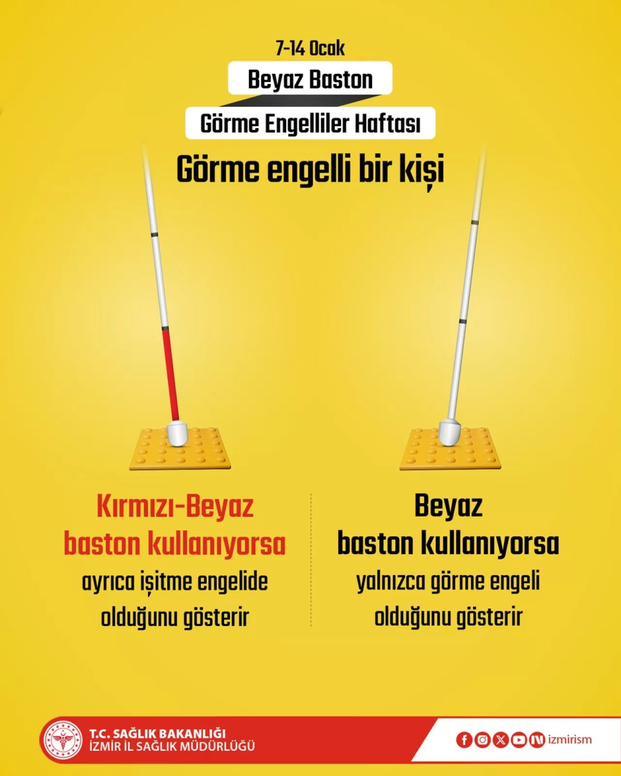 Beyaz Baston Görme Engelliler Haftası'nda Farkındalık Mesajı: 