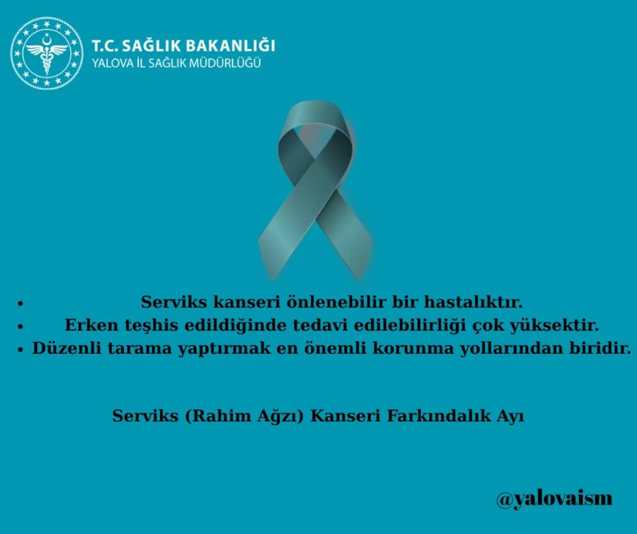 Yalova'da Serviks Kanseri Farkındalığı: Erken Teşhis Hayat Kurtarıyor