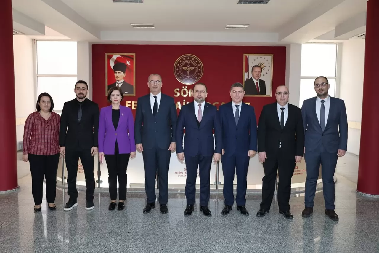 Aydın İl Sağlık Müdürü Şenkul, Söke Devlet Hastanesi'nde İncelemede Bulundu