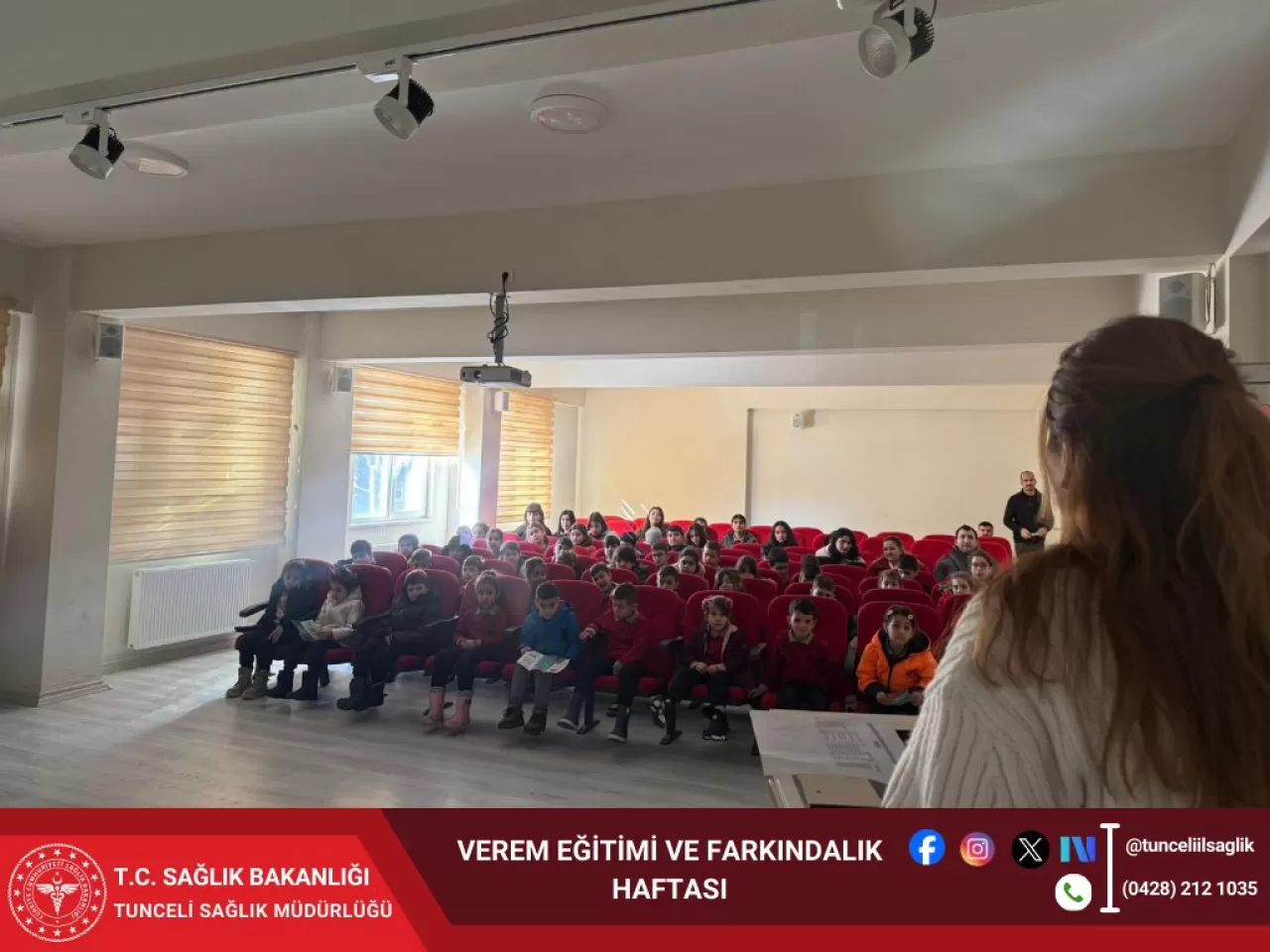 Tunceli'de Öğrencilere Verem Hastalığı Eğitimi Verildi