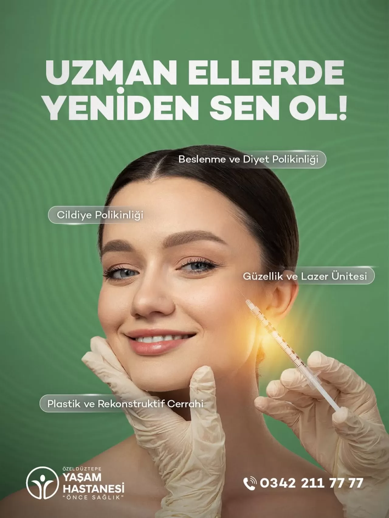 Gaziantep Özel Düztepe Yaşam Hastanesi'nde Estetik ve Güzellik Hizmetleri