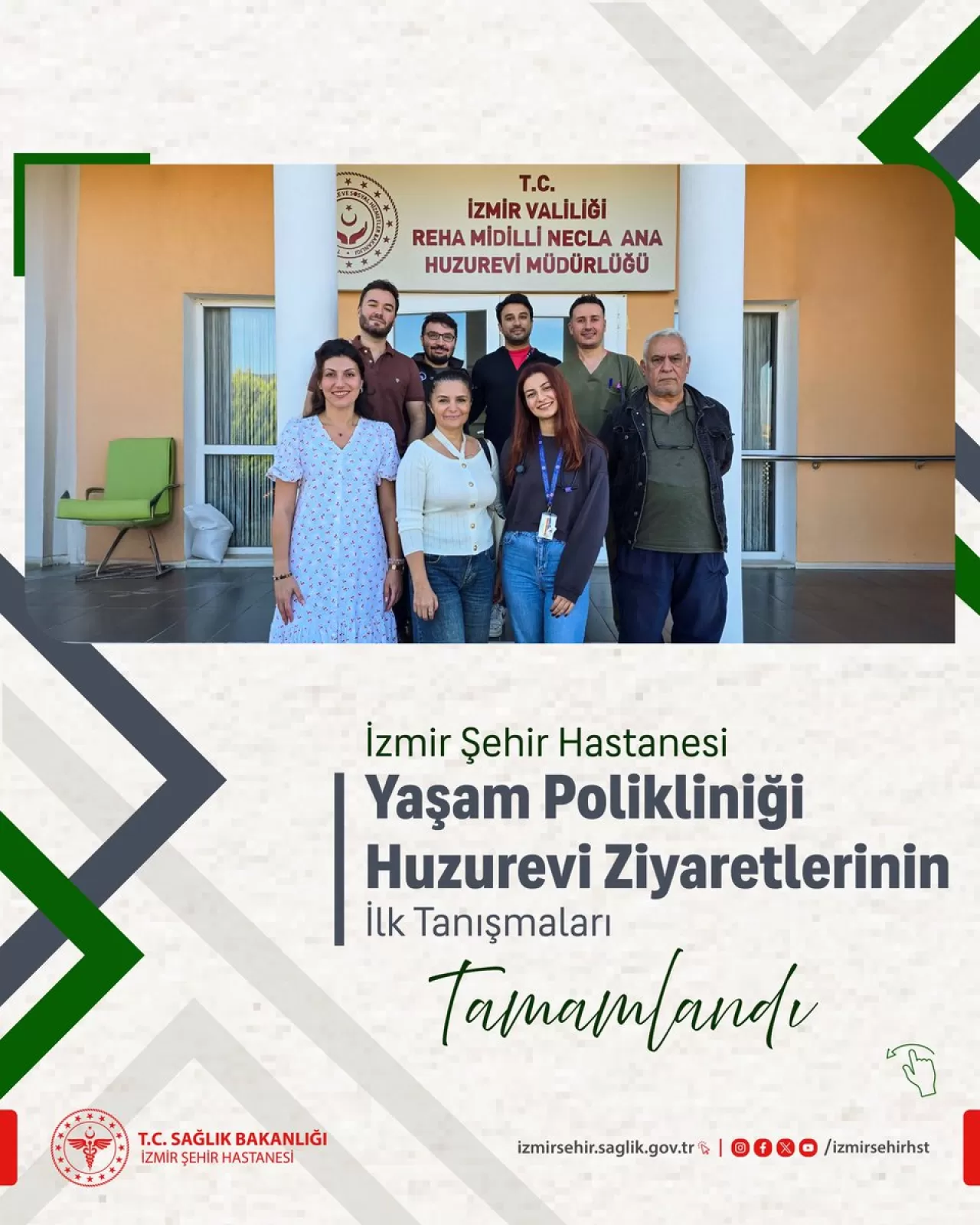 İzmir Şehir Hastanesi'nden Huzurevlerine Anlamlı Ziyaret