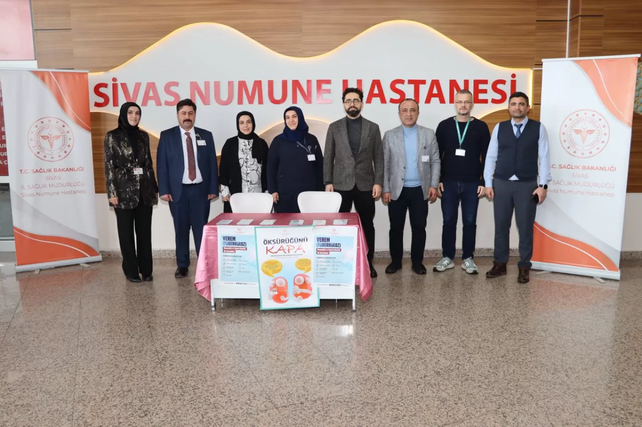 Sivas'ta Verem Eğitimi ve Farkındalık Haftası Etkinlikleri Düzenlendi