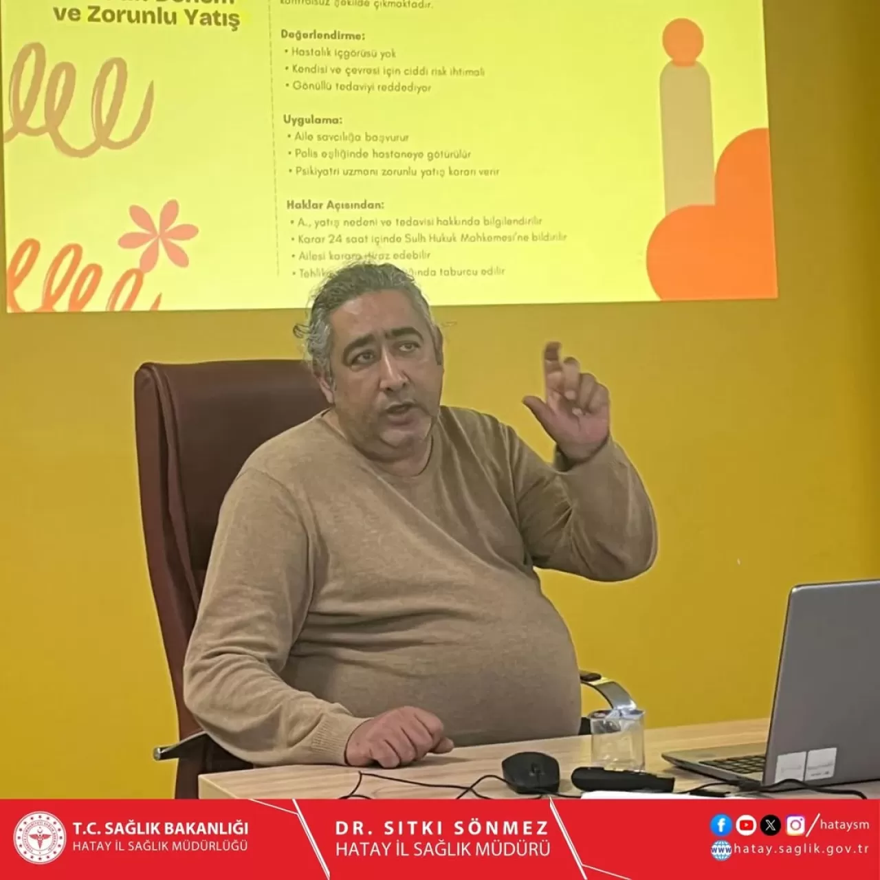 Hatay'da Sağlık Çalışanlarına Yönelik Kapsamlı Psikiyatri Eğitimi