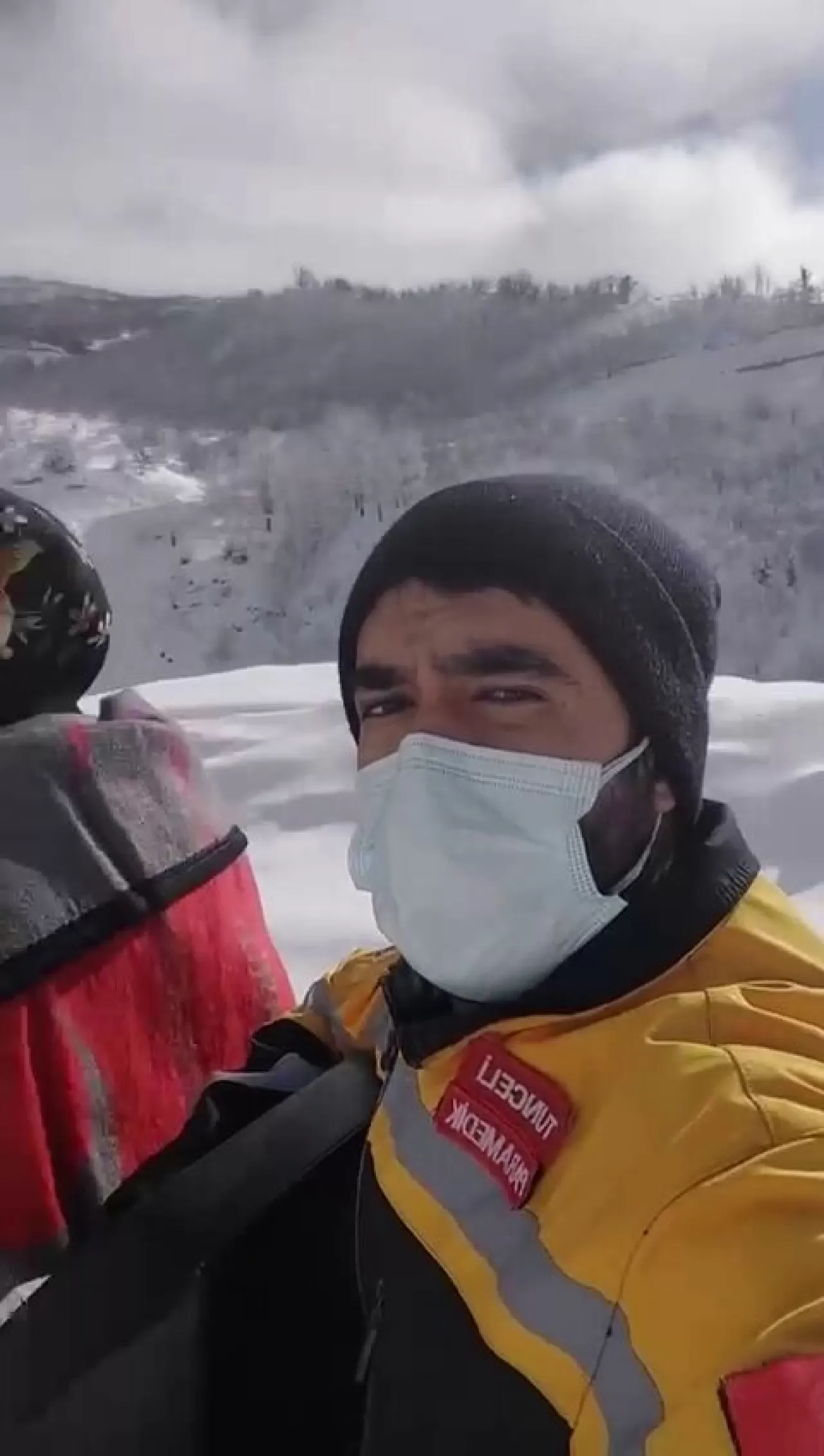 Tunceli'de Kar Fırtınasında Zorlu Ambulans Müdahalesi