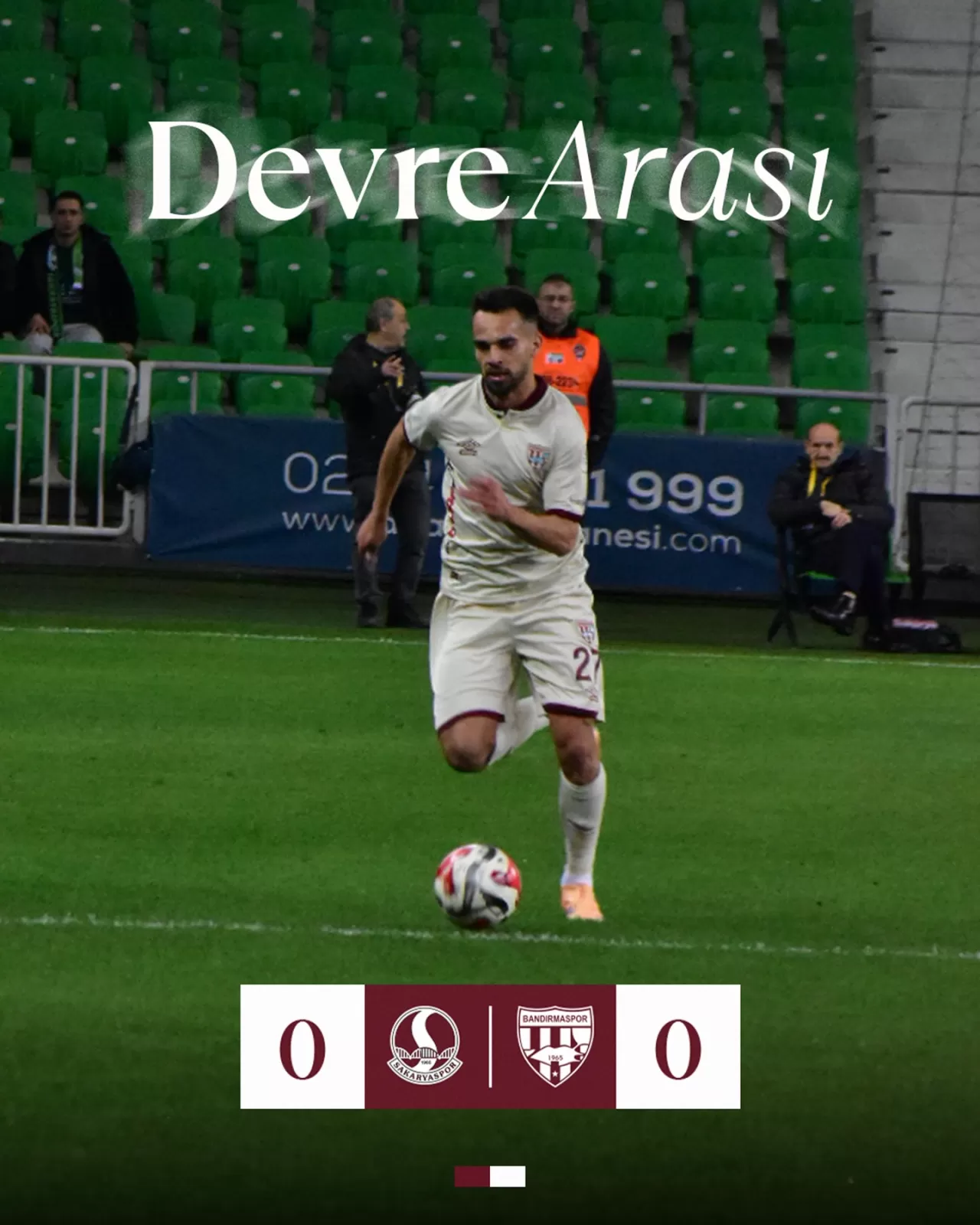 Teksüt Bandırmaspor, Sakaryaspor Karşısında Sert Mücadele ile Deplasmanda Puanı Kapattı