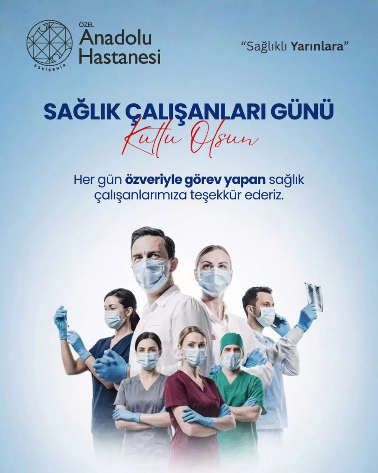 Eskişehir'de Sağlık Çalışanlarının Özverisi Kutlandı