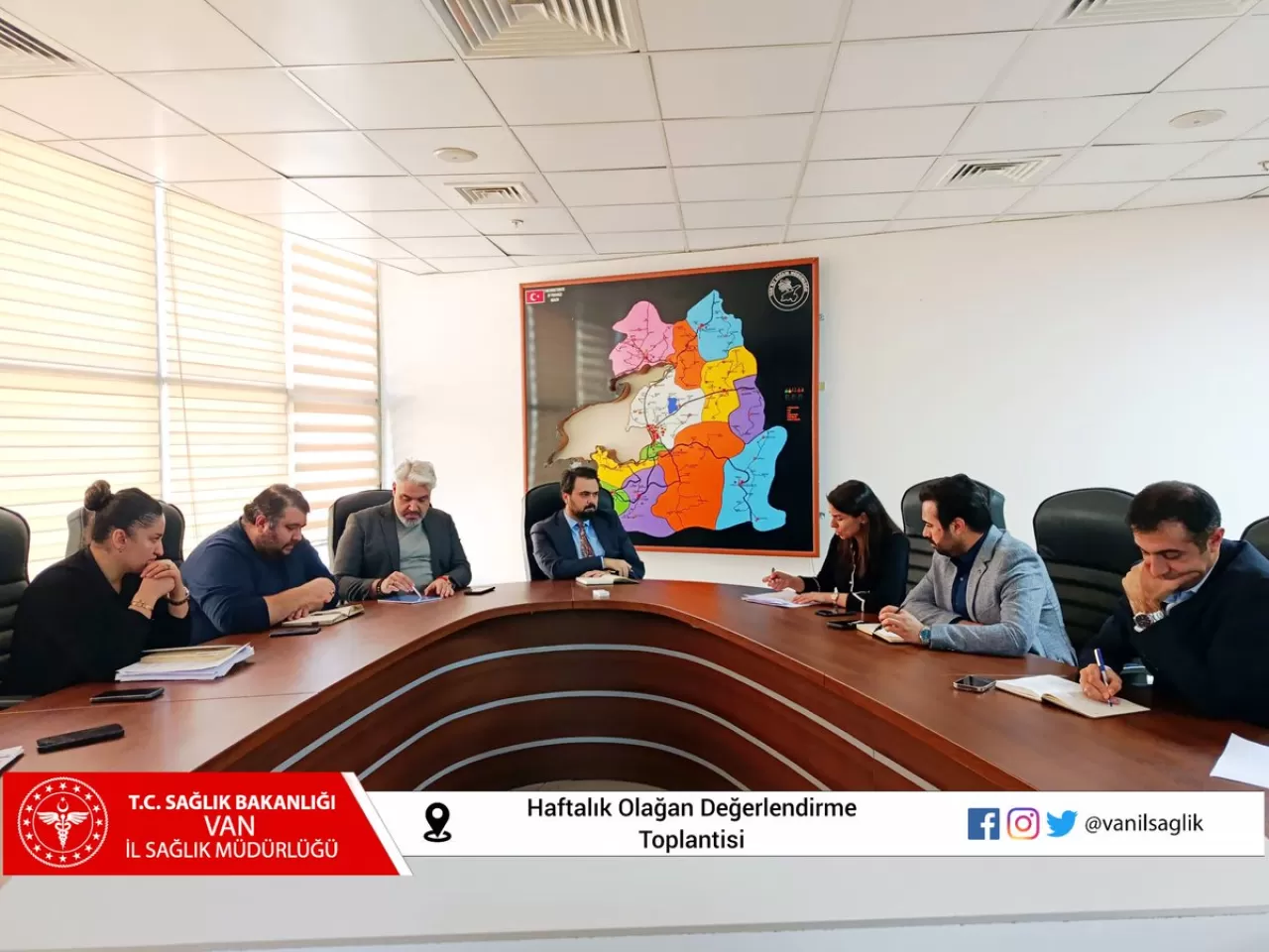 Van'da Haftalık Sağlık Hizmetleri Değerlendirme Toplantısı Yapıldı