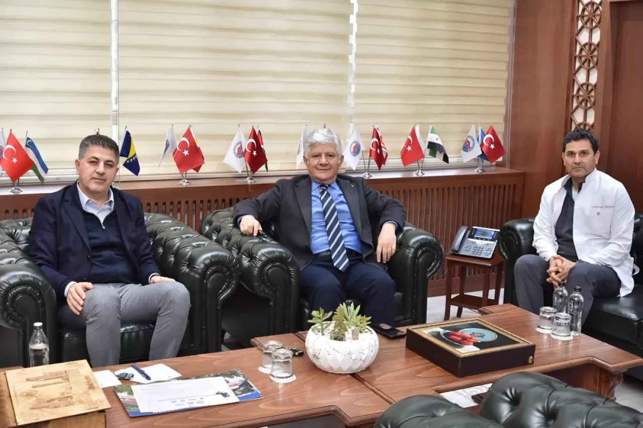 Sağlık Bilimleri Üniversitesi Rektörü Aydın'a Milletvekili Şan'dan Ziyaret