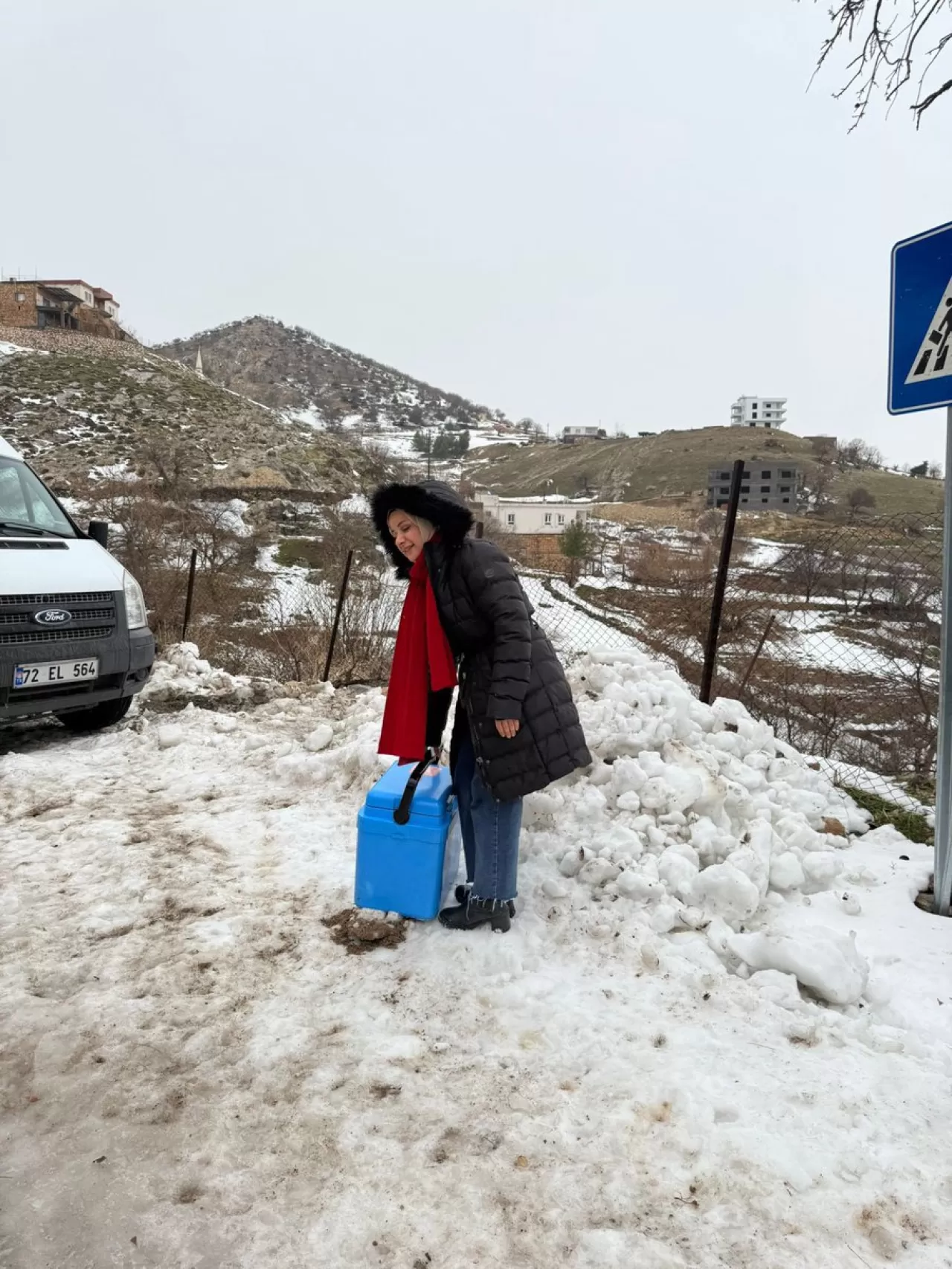 Batman'da Kış Şartlarında Köy Köy Aşı Seferberliği
