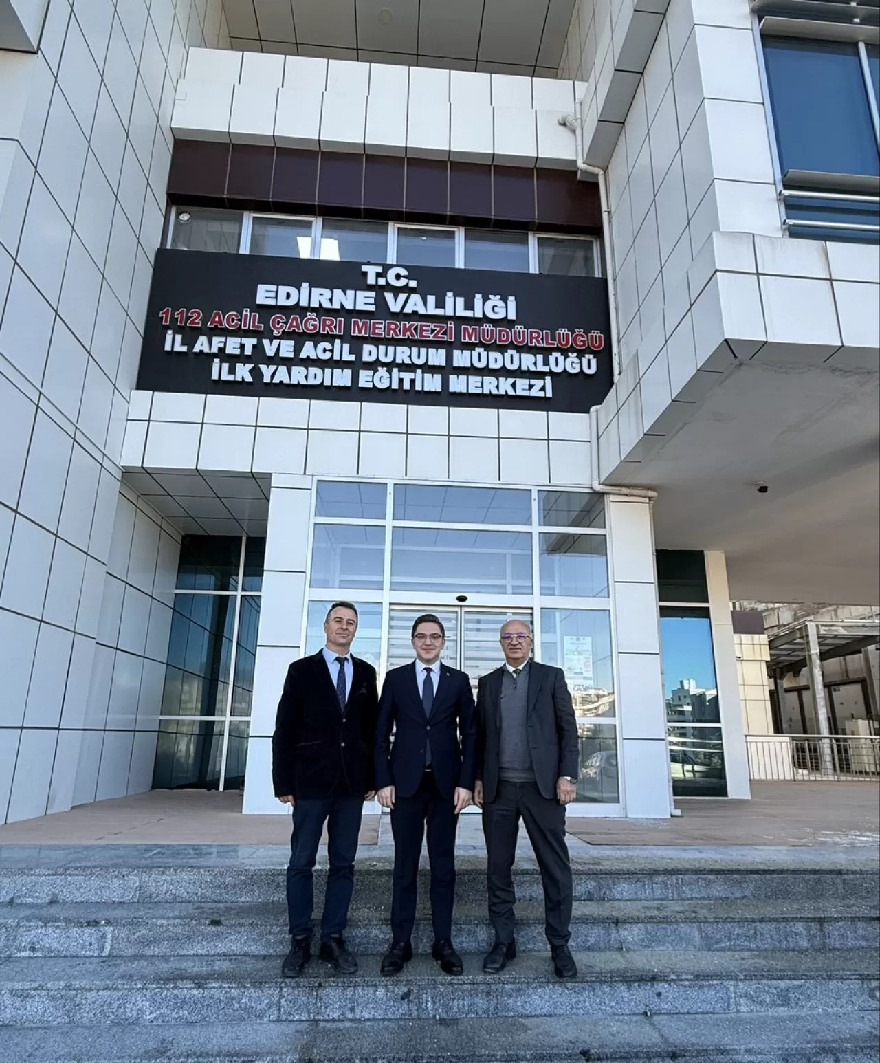 Edirne'de 112 Acil Çağrı Merkezi Ziyareti