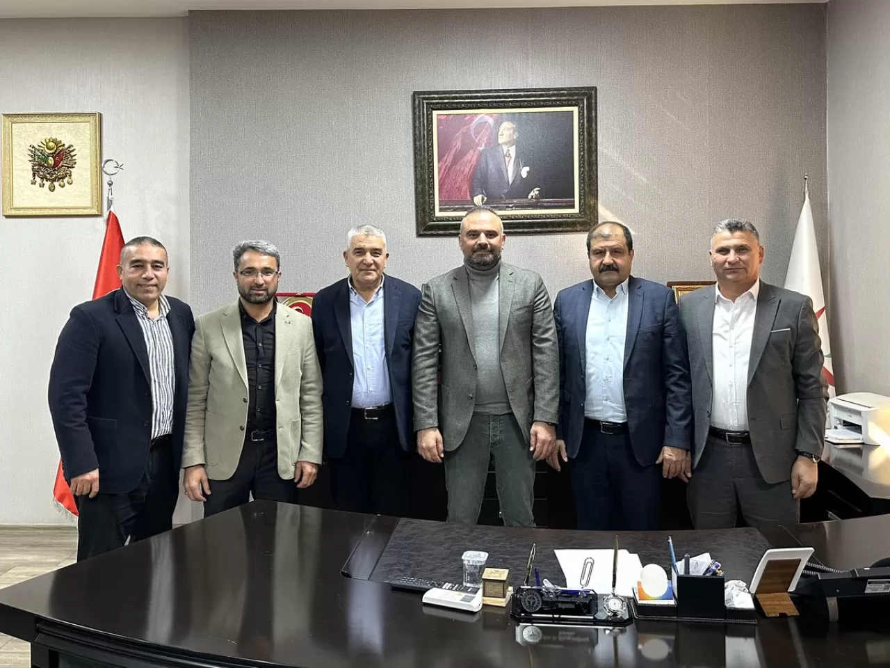 Erdemli'de Meslek Odalarından Hastane Başhekimine Ziyaret