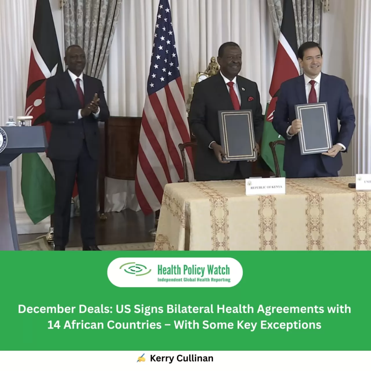 ABD'nin Afrika'daki Sağlık Yardımlarında Strateji Değişikliği: Yeni Anlaşmaların Getirdikleri