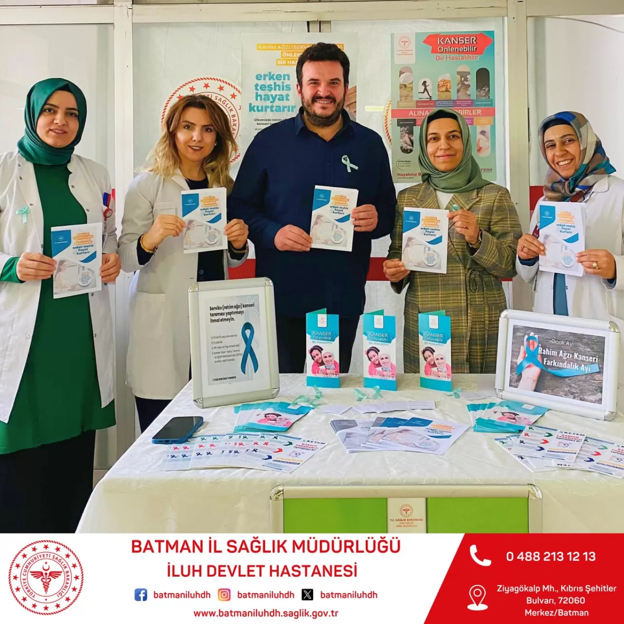 Batman'da Serviks Kanseri Farkındalık Etkinliği Düzenlendi