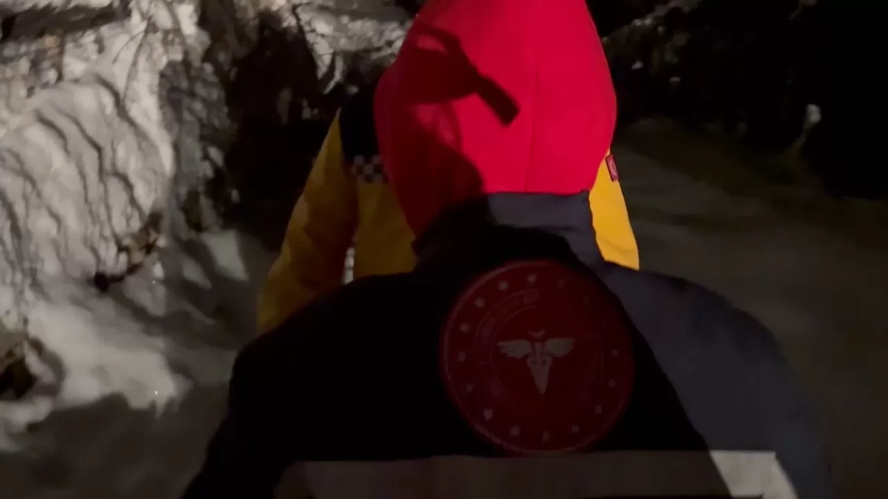 Tunceli'de Kar Fırtınasında Yolları Aşarak Hastaya Ulaşan 112 Ekibi