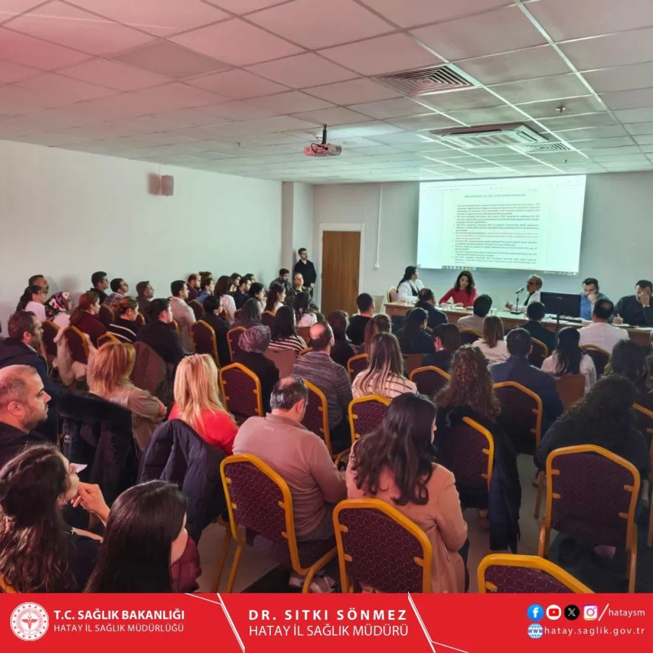 Hatay Defne Devlet Hastanesi'nde Birim Sorumluları Toplantısı Gerçekleştirildi