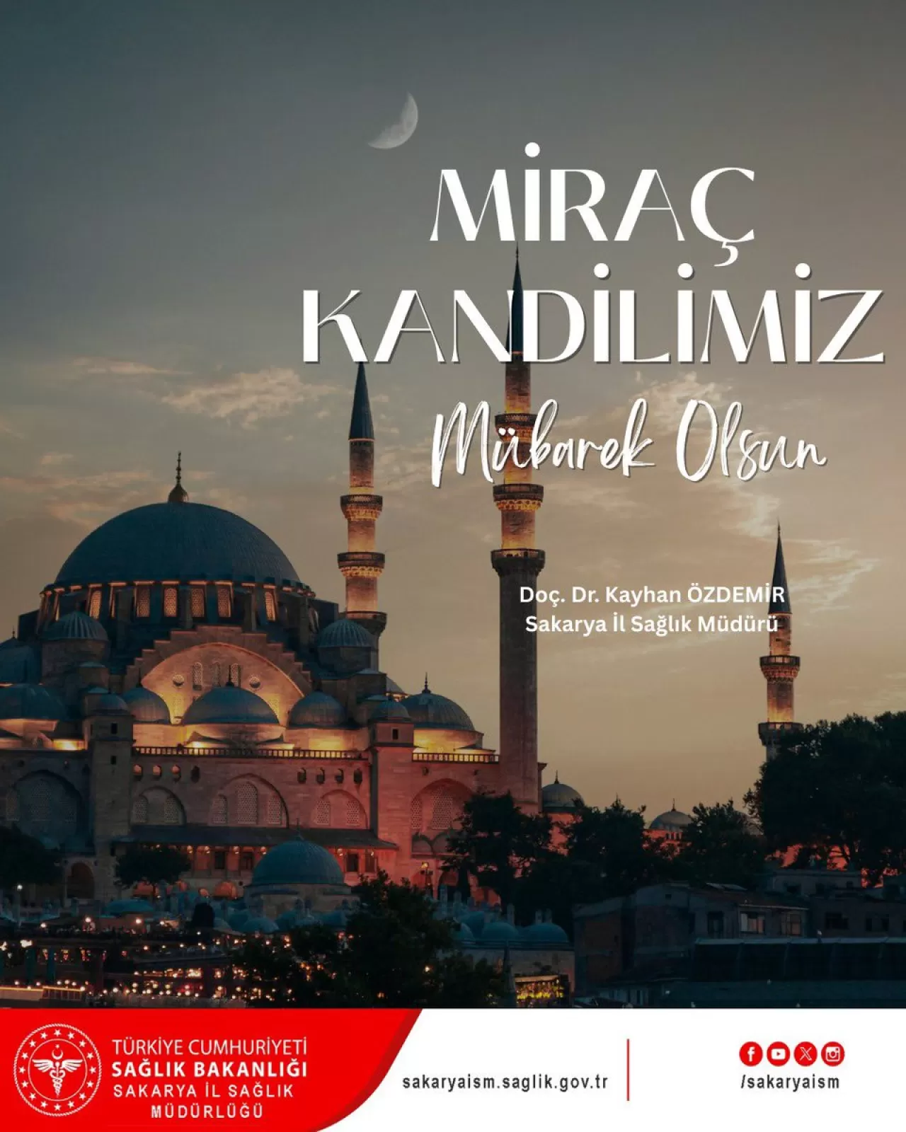 Miraç Kandili'nde Maneviyat ve Sağlık Buluştu