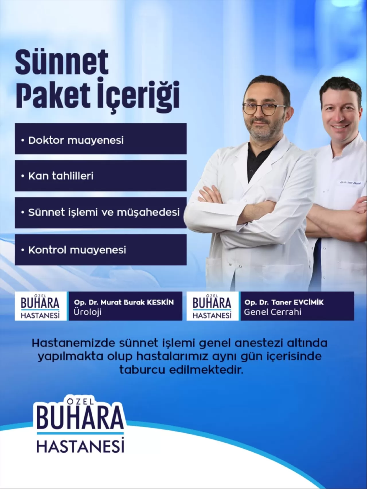 Sünnet İşlemleri Artık Genel Anestezi ile Ağrısız ve Güvenli