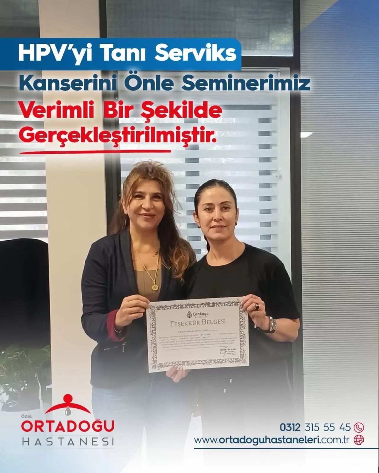 Özel Ortadoğu Hastanesi'nde Serviks Kanseri Farkındalık Semineri Düzenlendi