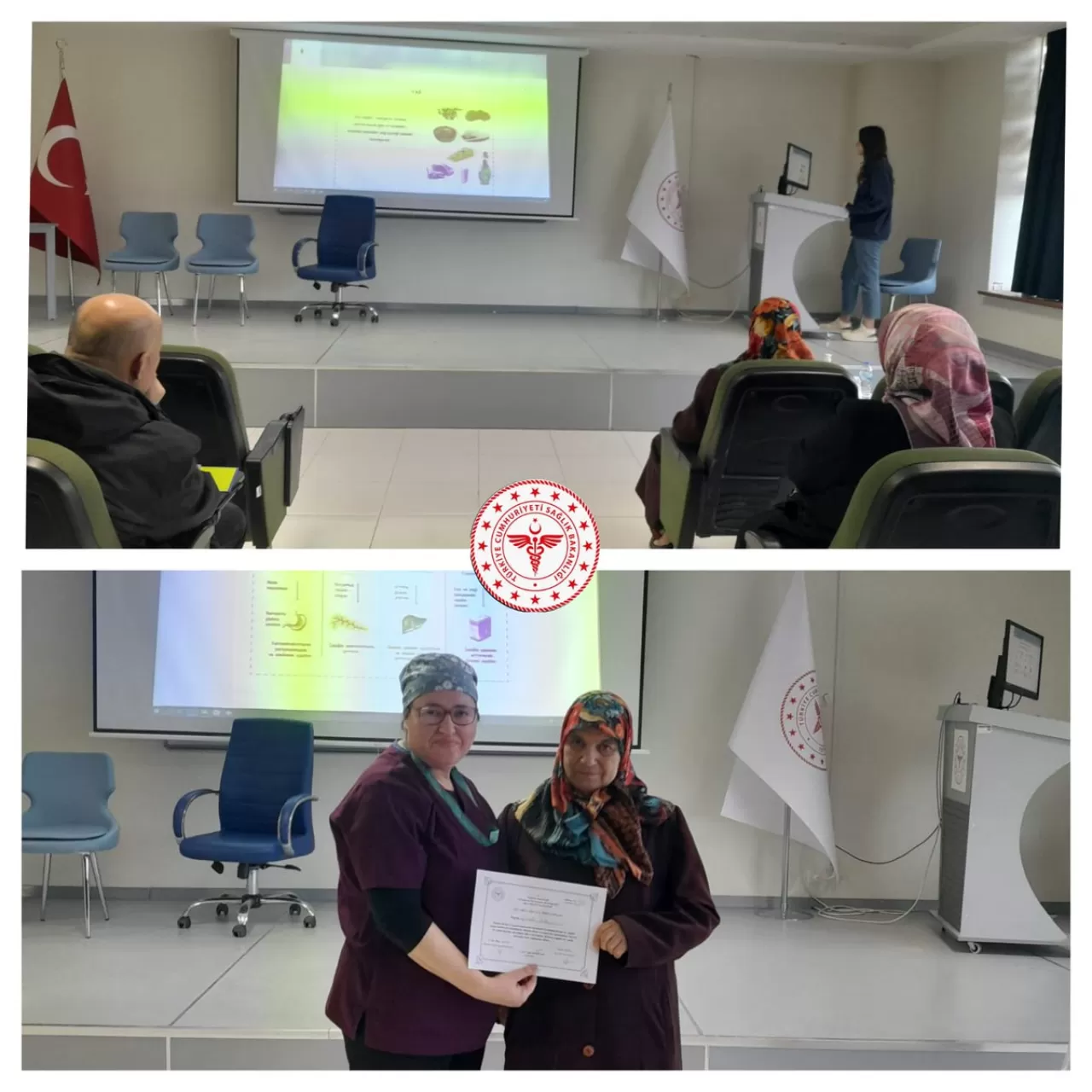 Biga Devlet Hastanesi'nde Diyabet Okulu Yeni Mezunlar Verdi