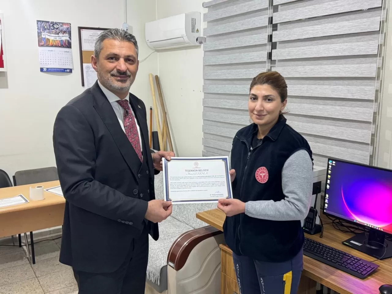 Tunceli İl Sağlık Müdürü, 112 Acil Ekiplerini Ziyaret Etti