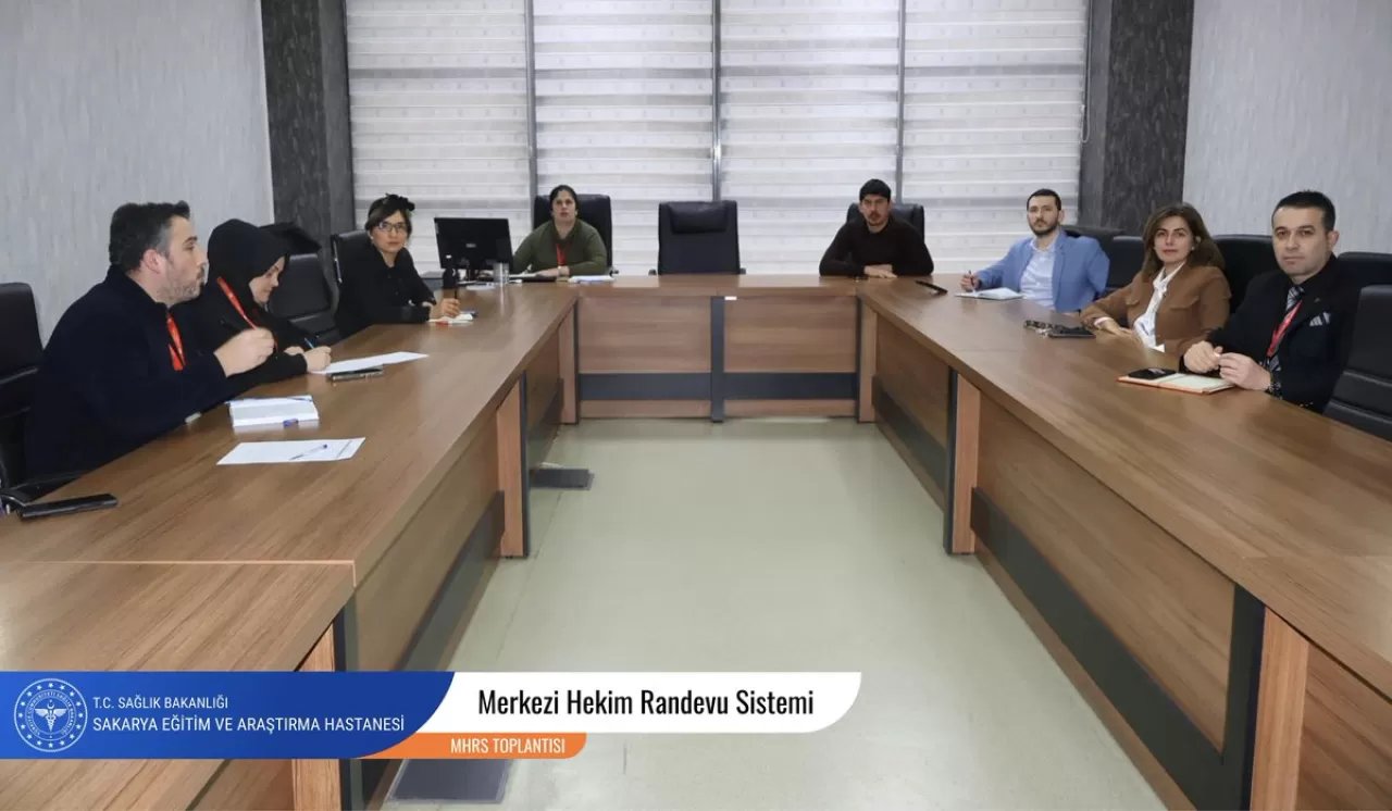 SAÜEAH'de MHRS Değerlendirme Toplantısı Yapıldı