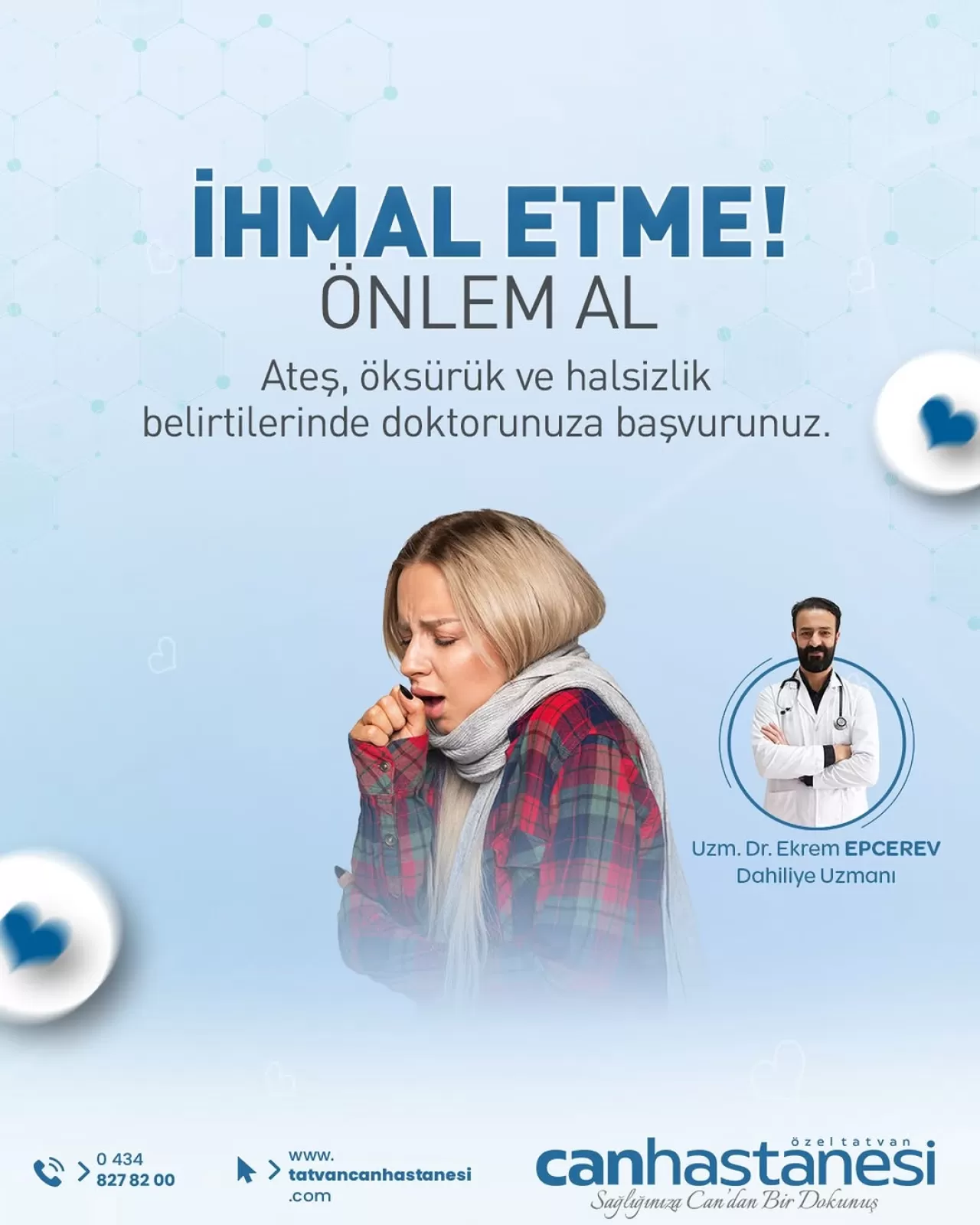 Tatvan'da Kış Hastalıklarına Karşı Uzmanından Önemli Uyarılar