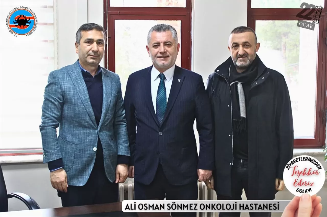 A.O.S Onkoloji Hastanesi'ne Ak Parti Yıldırım İlçe Teşkilatından Ziyaret