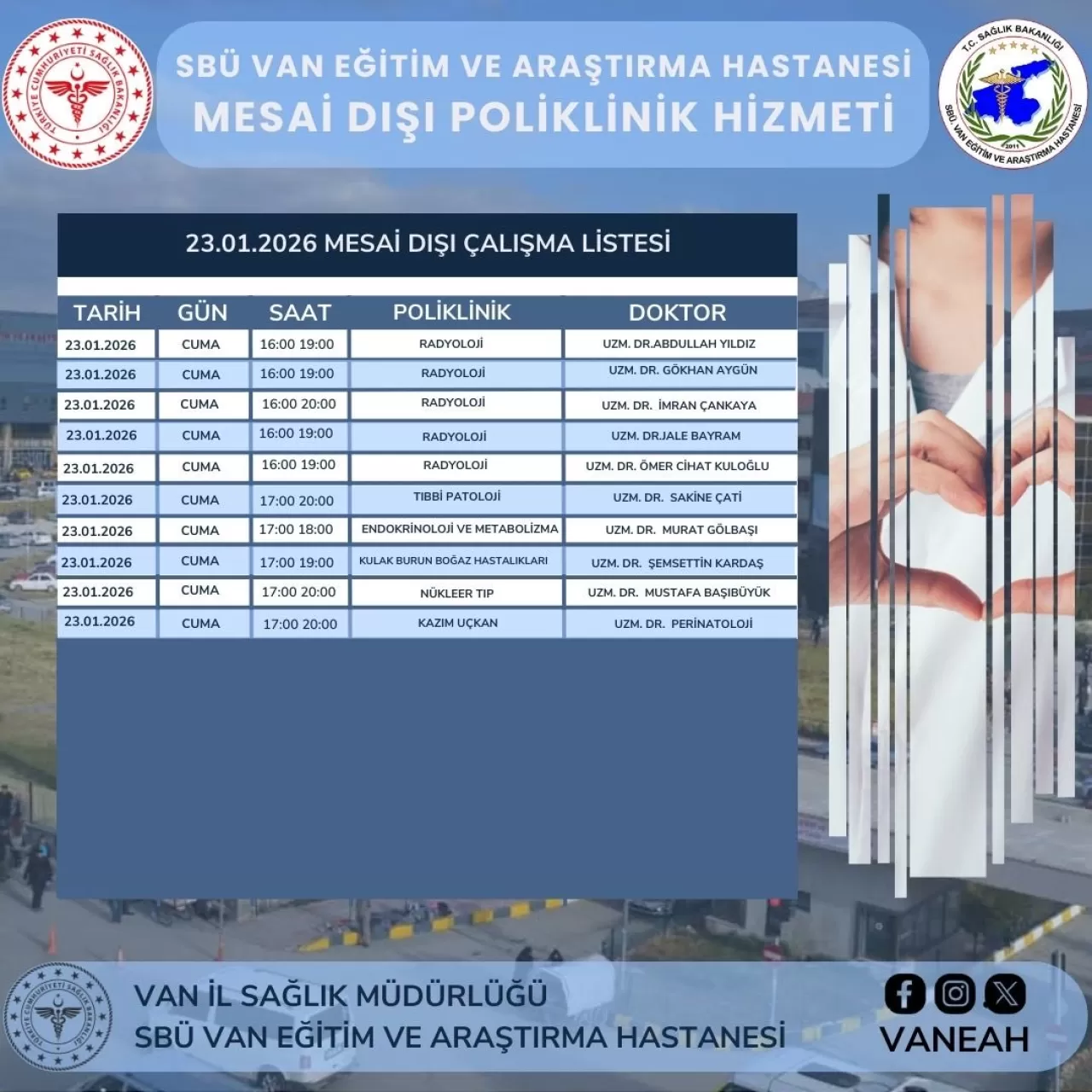 Van'da Sağlıkta Dijital Dönüşüm: SBÜ Van Eğitim ve Araştırma Hastanesi'nden Randevu Kolaylığı