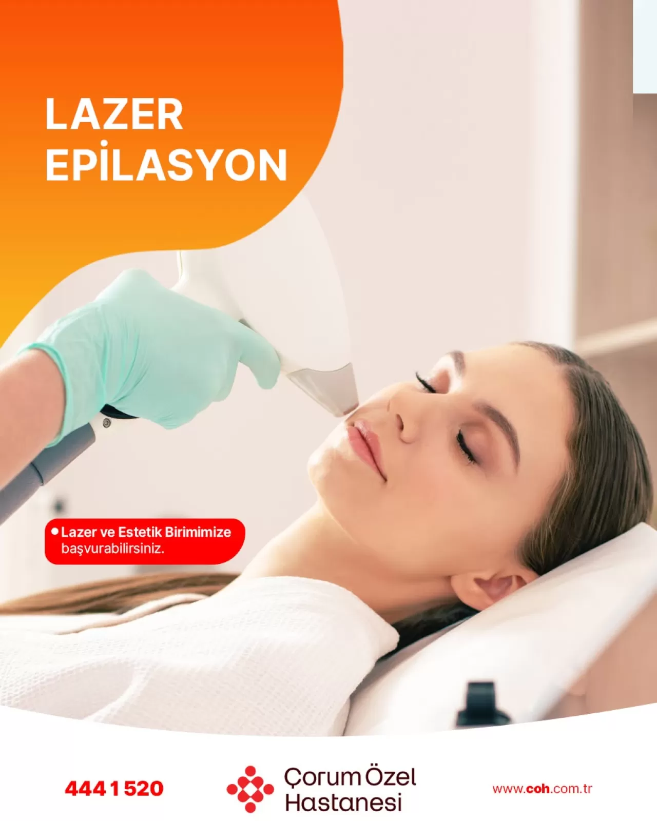 Çorum'da Ağrısız Lazer Epilasyon Dönemi Başlıyor