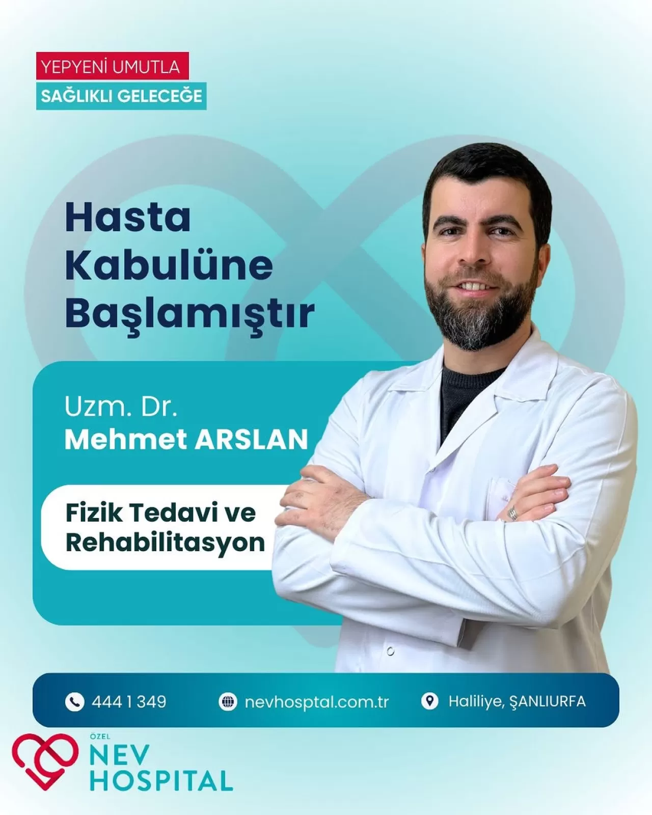 Şanlıurfa Nev Hospital'da Fizik Tedavi ve Rehabilitasyon Hizmeti Başladı