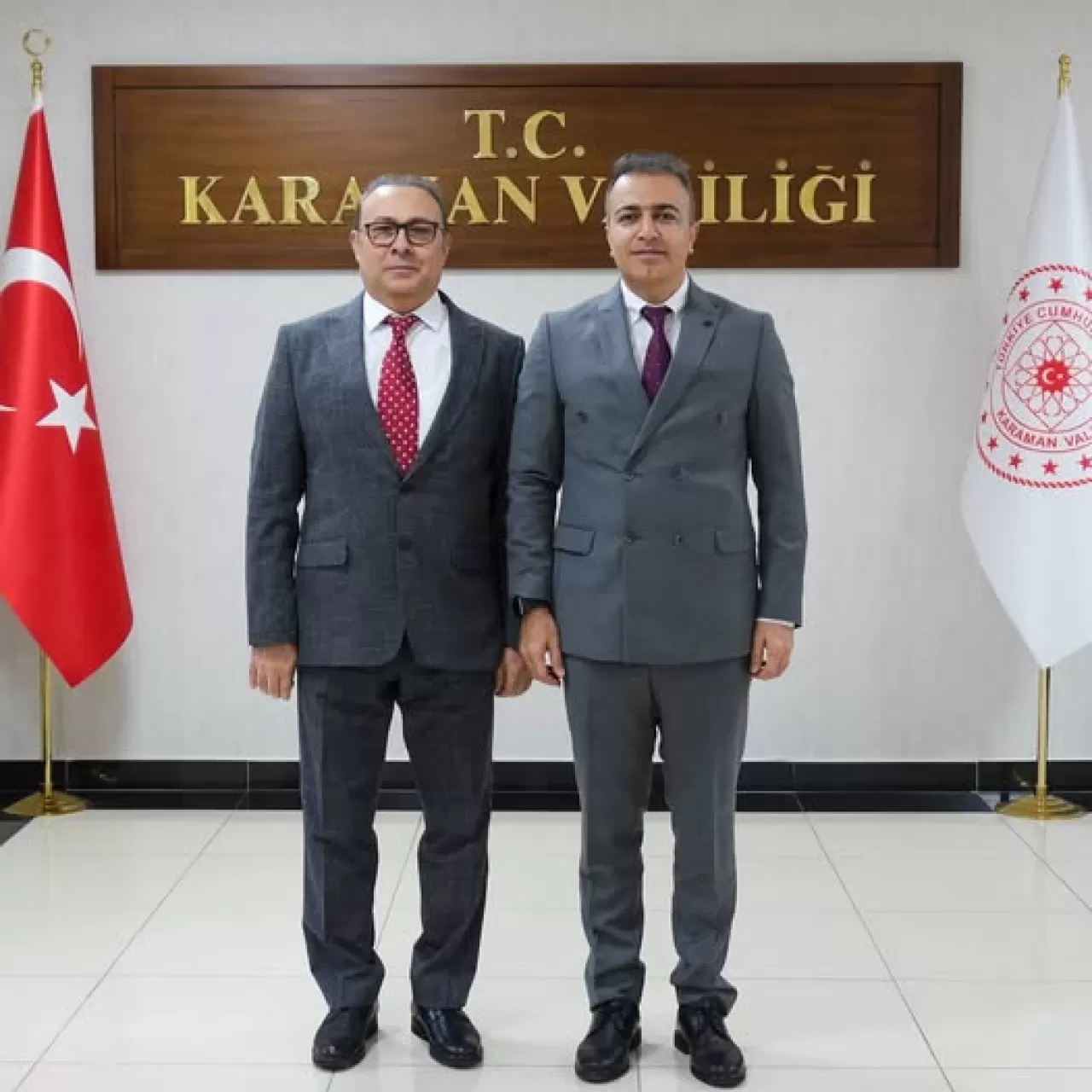 Karaman Eğitim ve Araştırma Hastanesi Başhekimi Vali Çiçek'i Ziyaret Etti