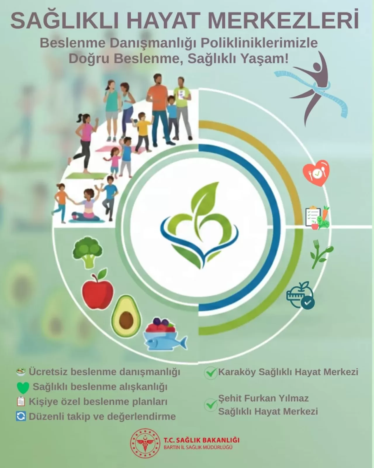 Bartın'da Ücretsiz Beslenme Danışmanlığı Hizmeti Başladı