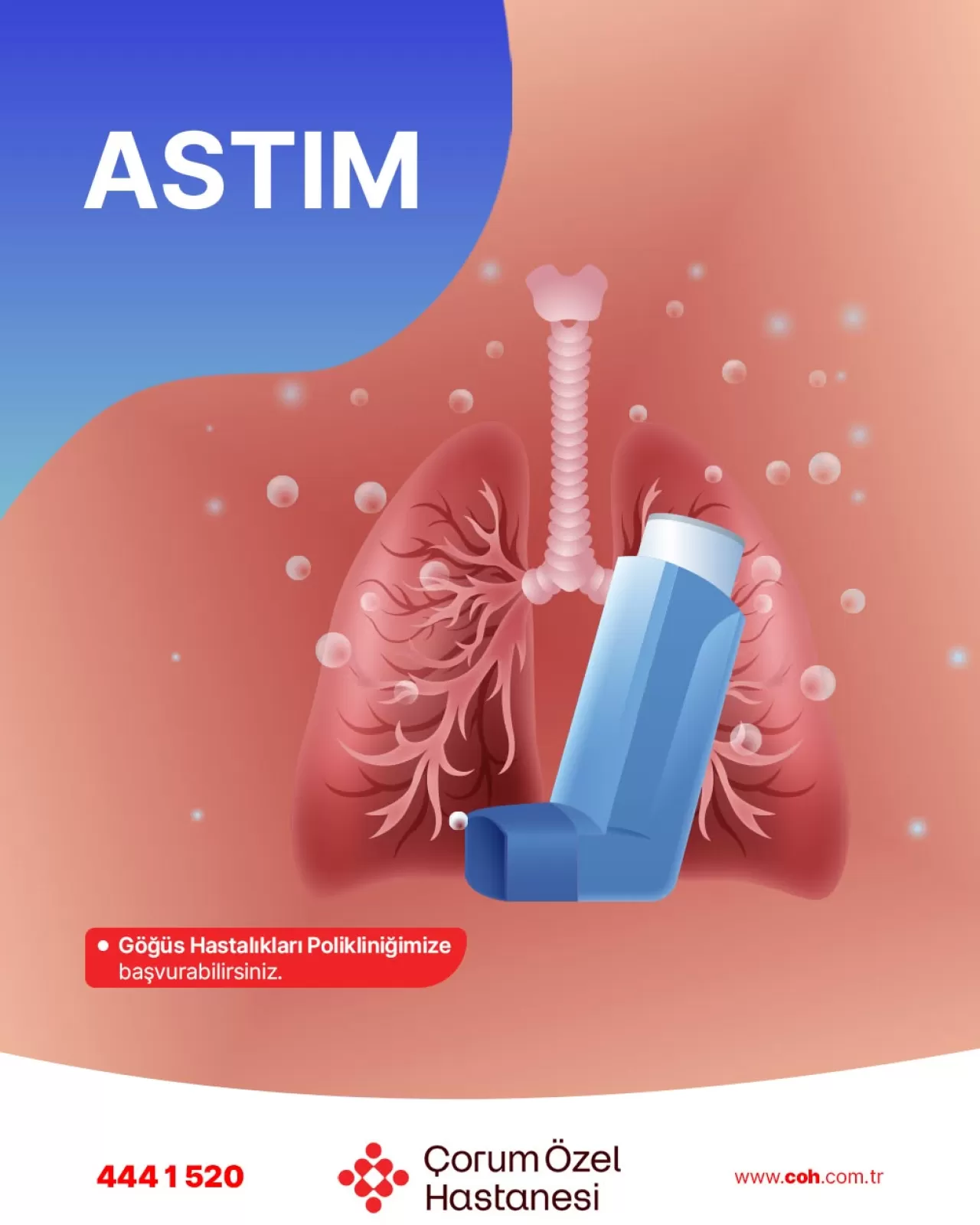 Astım Hastalığında Erken Teşhis ve Belirtileri: Çorum Özel Hastanesi'nden Uyarılar