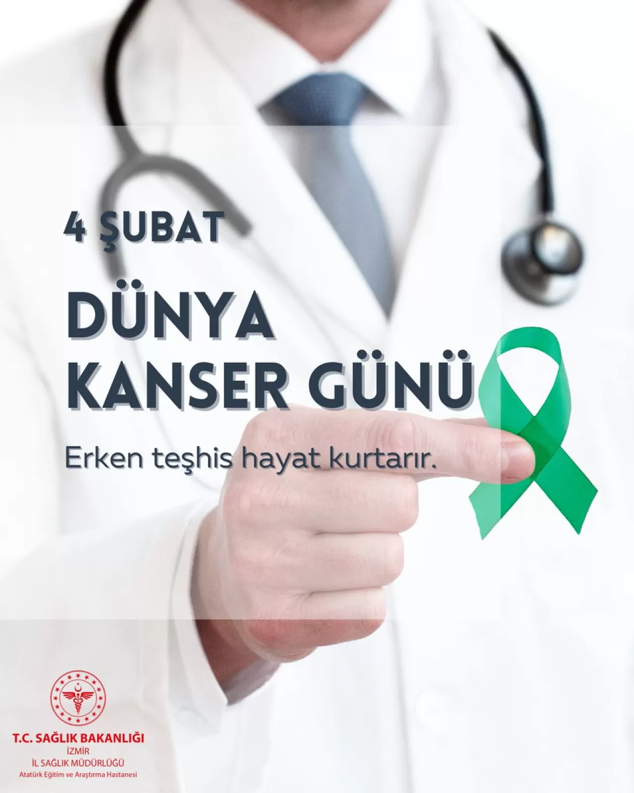 İzmir'de Dünya Kanser Günü'nde Erken Tanının Önemi Vurgulandı