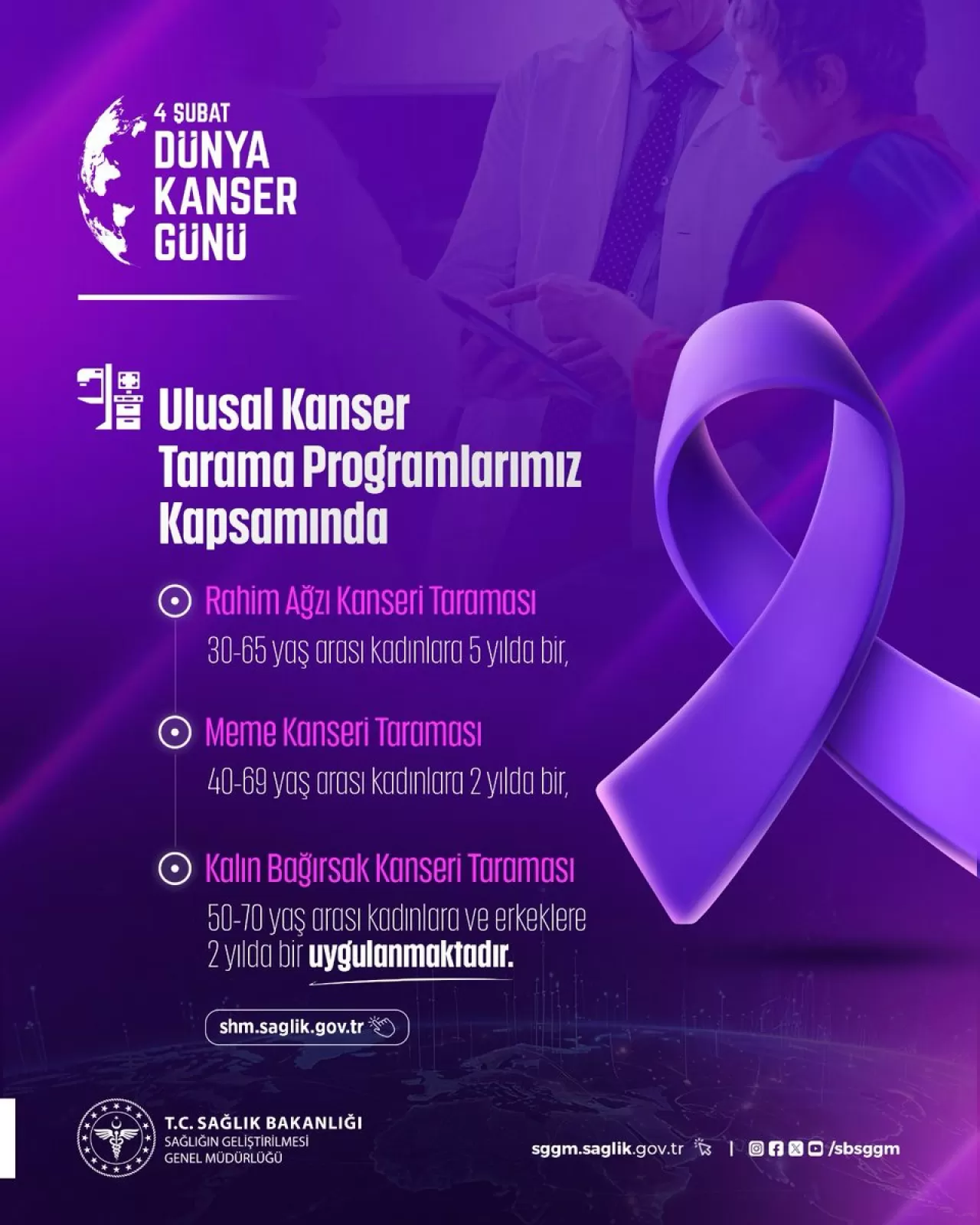 Ücretsiz Kanser Tarama Hizmetleri Aile Sağlığı Merkezlerinde Yapılıyor