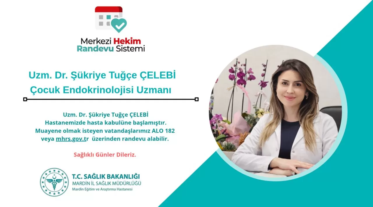 Mardin Eğitim ve Araştırma Hastanesi'ne Yeni Uzman Doktor