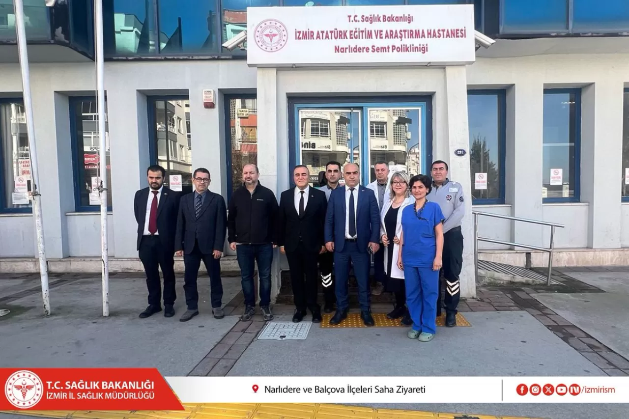 İzmir İl Sağlık Müdürü Narlıdere ve Balçova'daki Sağlık Tesislerinde İnceleme Yaptı