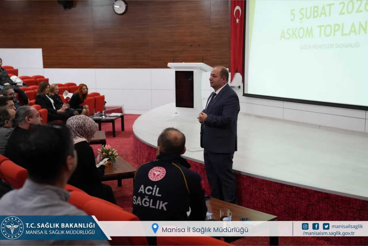 Manisa'da Acil Hasta Sevk Koordinasyonu Toplantısı Yapıldı