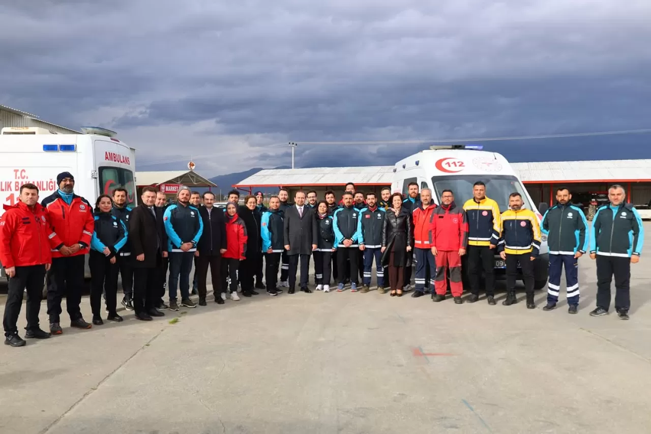 Aydın'da UMKE Personeline Ambulans Sürüş Güvenliği Eğitimi