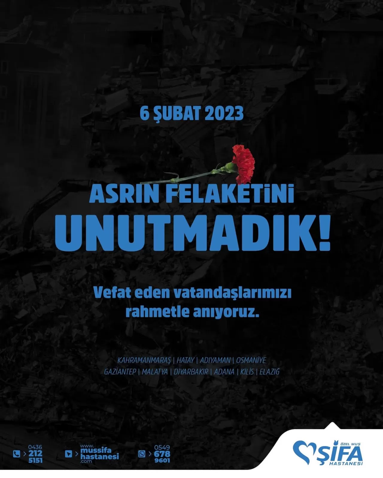 Hatay'da Depremde Yaralar Sarılıyor: Birlik ve Dayanışma Mesajı