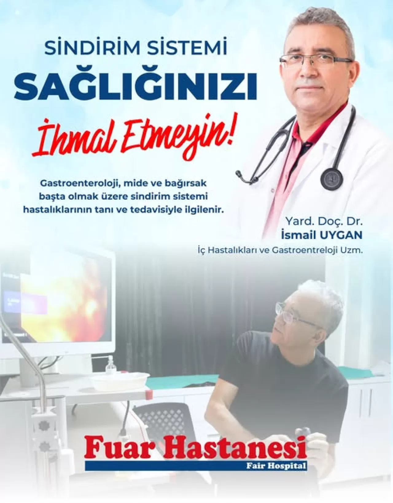 Özel Fuar Hastanesi'nden Sindirim Sistemi Sağlığı Uyarısı