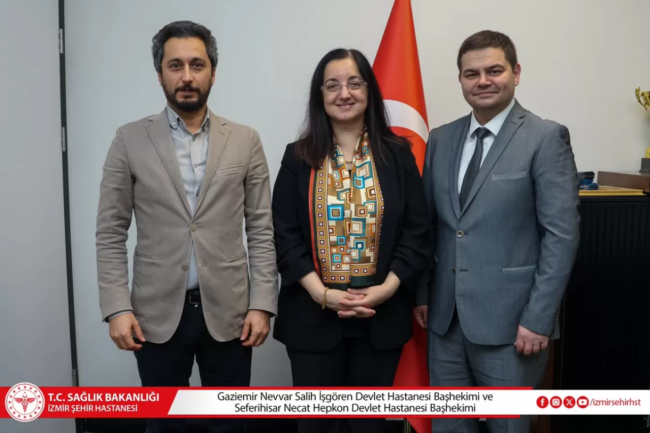 İzmir Şehir Hastanesi'nde Yeni Başhekime Hayırlı Olsun Ziyareti