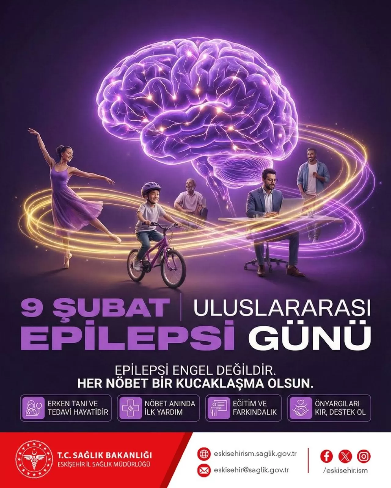 Eskişehir'de 9 Şubat Epilepsi Günü'nde Farkındalık Vurgusu