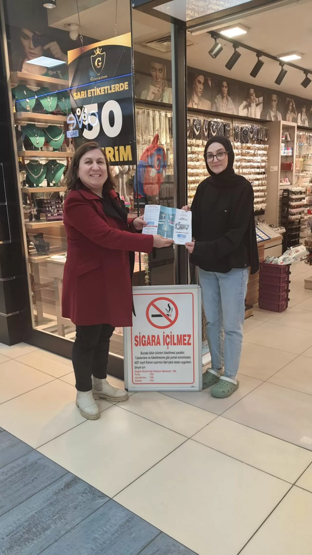 Giresun'da 9 Şubat Sigarayı Bırakma Günü'nde Farkındalık Çalışmaları Yapıldı