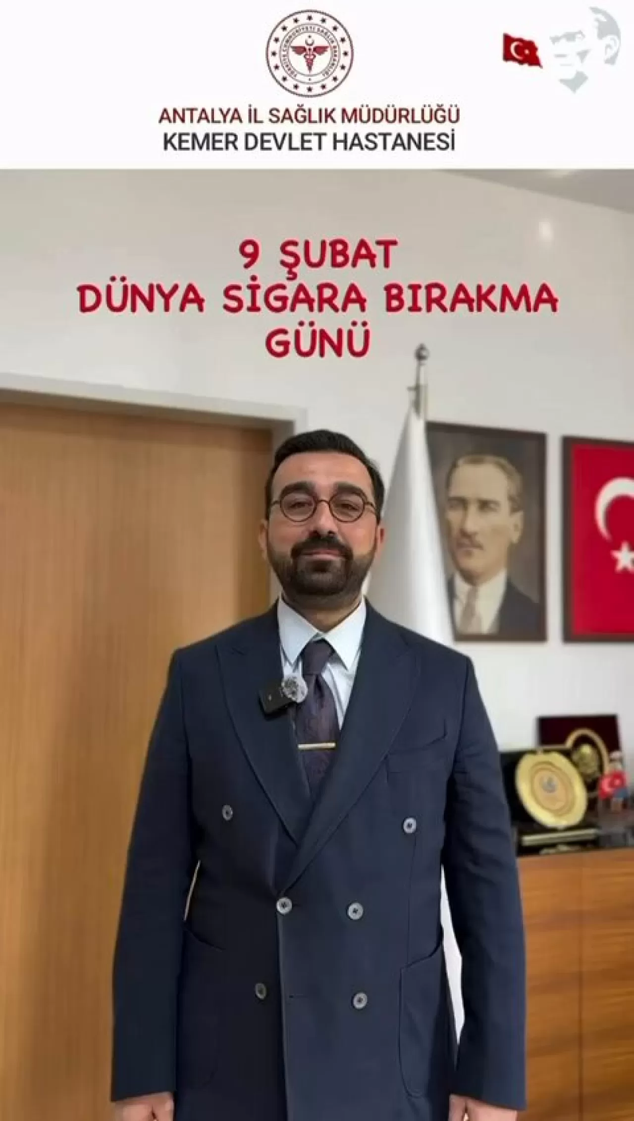 Antalya'da 9 Şubat Dünya Sigara Bırakma Günü Etkinlikleri Düzenlendi